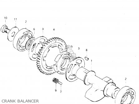 CRANK BALANCER - DR250S 1983 (D)