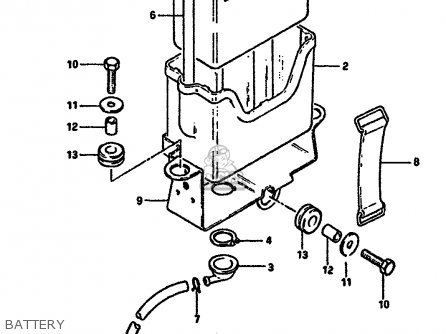 BATTERY - DR250S 1984 (E) (E01 E02 E04 E6 E18 E21 E22 E24 E25 E39)
