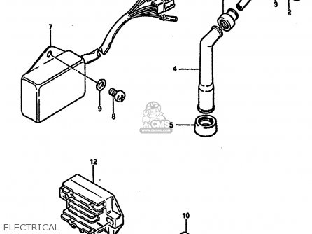 ELECTRICAL - DR250S 1984 (E) (E01 E02 E04 E6 E18 E21 E22 E24 E25 E39)