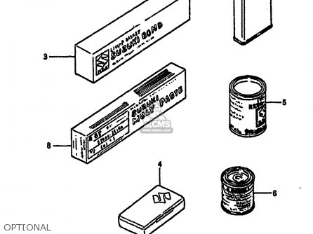 OPTIONAL - DR250S 1984 (E) (E01 E02 E04 E6 E18 E21 E22 E24 E25 E39)