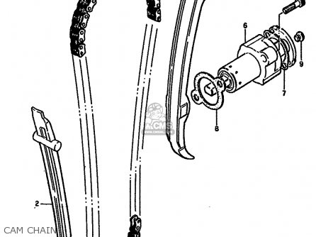 CAM CHAIN - DR250S 1984 (E) (E01 E02 E04 E6 E18 E21 E22 E24 E25 E39)