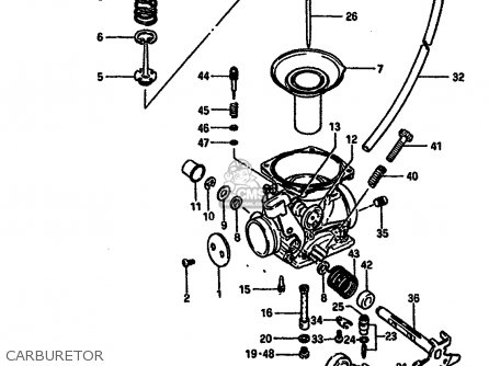 CARBURETOR - DR250S 1986 (G) (E01 E04 E15 E18 E21 E22 E24 E39)