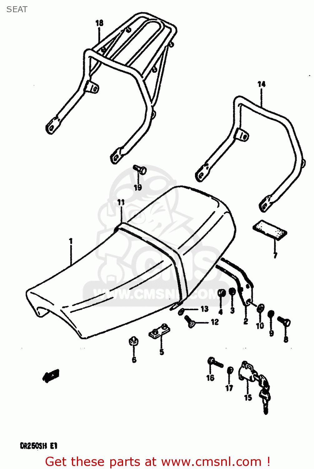 SEAT DR250S 1987 (H) (E01 E04 E06 E15 E21 E22 E24 E39)