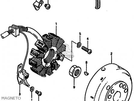MAGNETO - DR250S 1987 (H) (E01 E04 E06 E15 E21 E22 E24 E39)