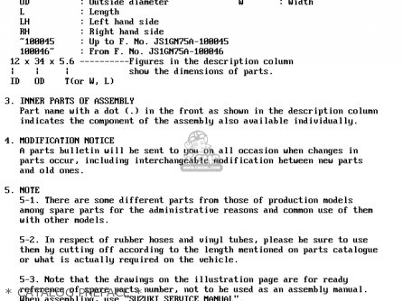 * CATALOG PREFACE * - DR250S 1987 (H) (E01 E04 E06 E15 E21 E22 E24 E39)