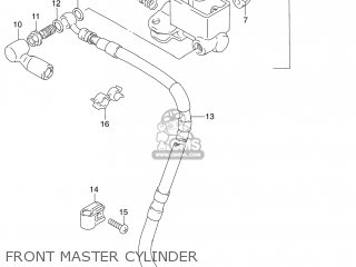 FRONT MASTER CYLINDER - DR250SE 1990 (L) USA (E03)