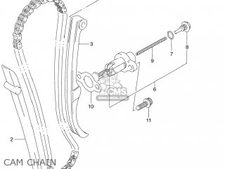 CAM CHAIN - DR250SE 1991 (M) USA (E03)