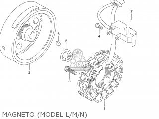 MAGNETO (MODEL L/M/N) - DR250SE 1991 (M) USA (E03)