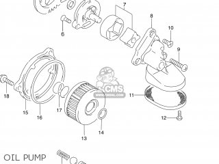 OIL PUMP - DR250SE 1992 (N) USA (E03)