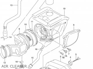 AIR CLEANER - DR250SE 1993 (P) USA (E03)