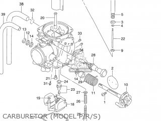 CARBURETOR (MODEL P/R/S) - DR250SE 1993 (P) USA (E03)