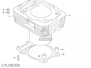 CYLINDER - DR250SE 1993 (P) USA (E03)
