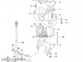 SPEEDOMETER - DR250SE 1993 (P) USA (E03)