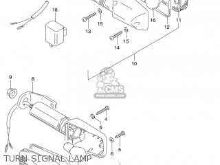 TURN SIGNAL LAMP - DR250SE 1993 (P) USA (E03)