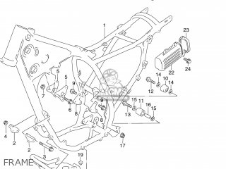 FRAME - DR250SE 1994 (R) USA (E03)