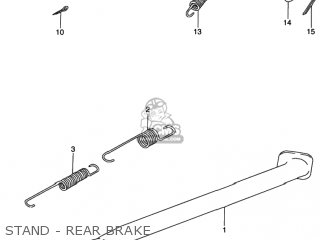 STAND - REAR BRAKE - DR350 1990 (L) USA (E03)
