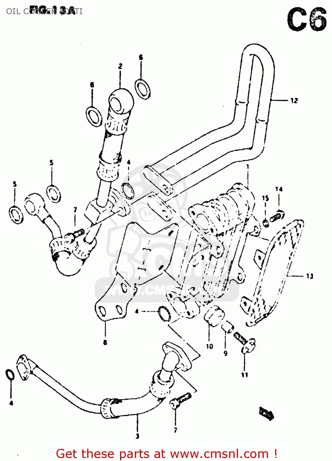OIL COOLER (OPTI DR350 1990 (L)