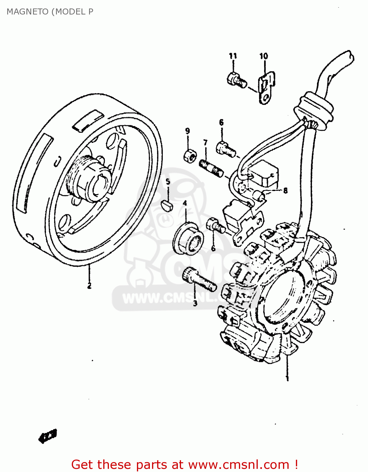 MAGNETO (MODEL P DR350 1990 (L)