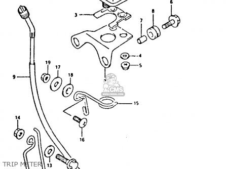TRIP METER - DR350 1990 (L)