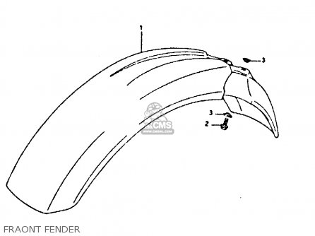 FRAONT FENDER - DR350 1990 (L)