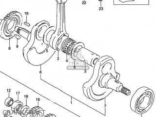 CRANKSHAFT - DR350 1991 (M) USA (E03)