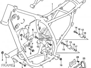 FRAME - DR350 1991 (M) USA (E03)