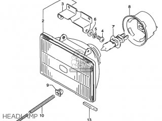 HEADLAMP - DR350 1991 (M) USA (E03)
