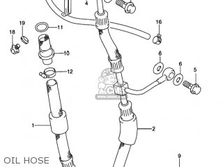 OIL HOSE - DR350 1992 (N) USA (E03)