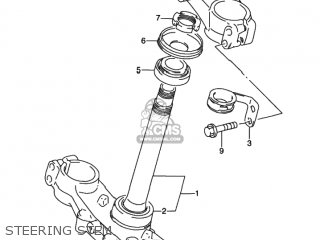 STEERING STEM - DR350 1992 (N) USA (E03)