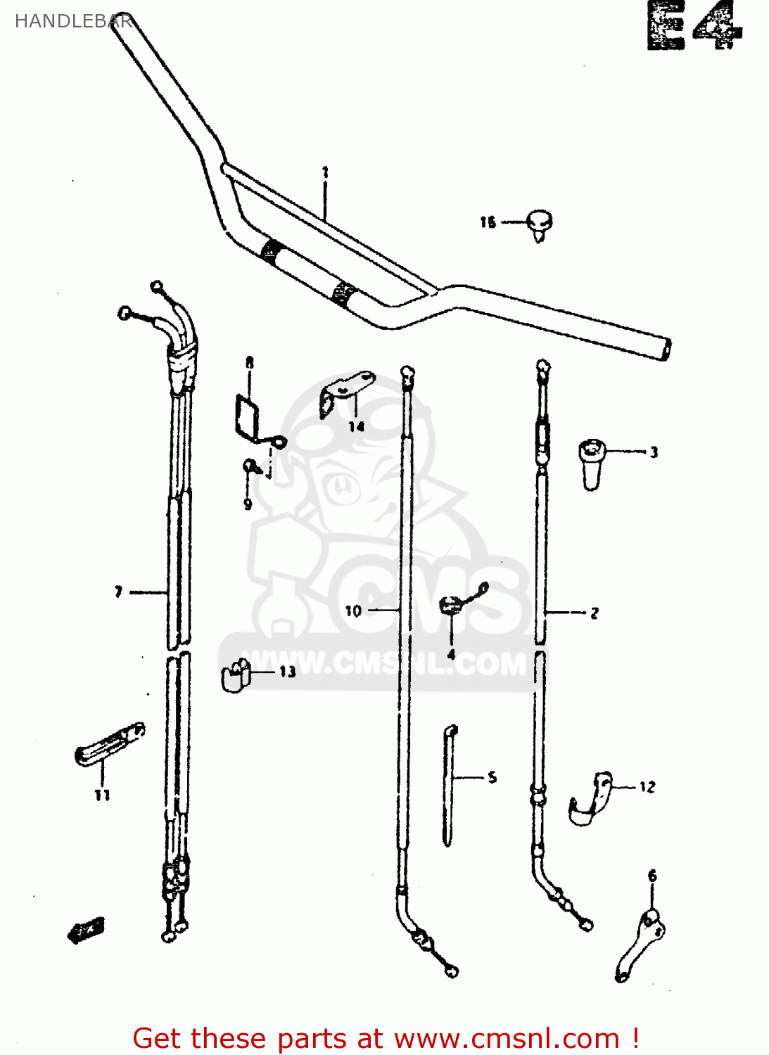 HANDLEBAR DR350 1992 (N)