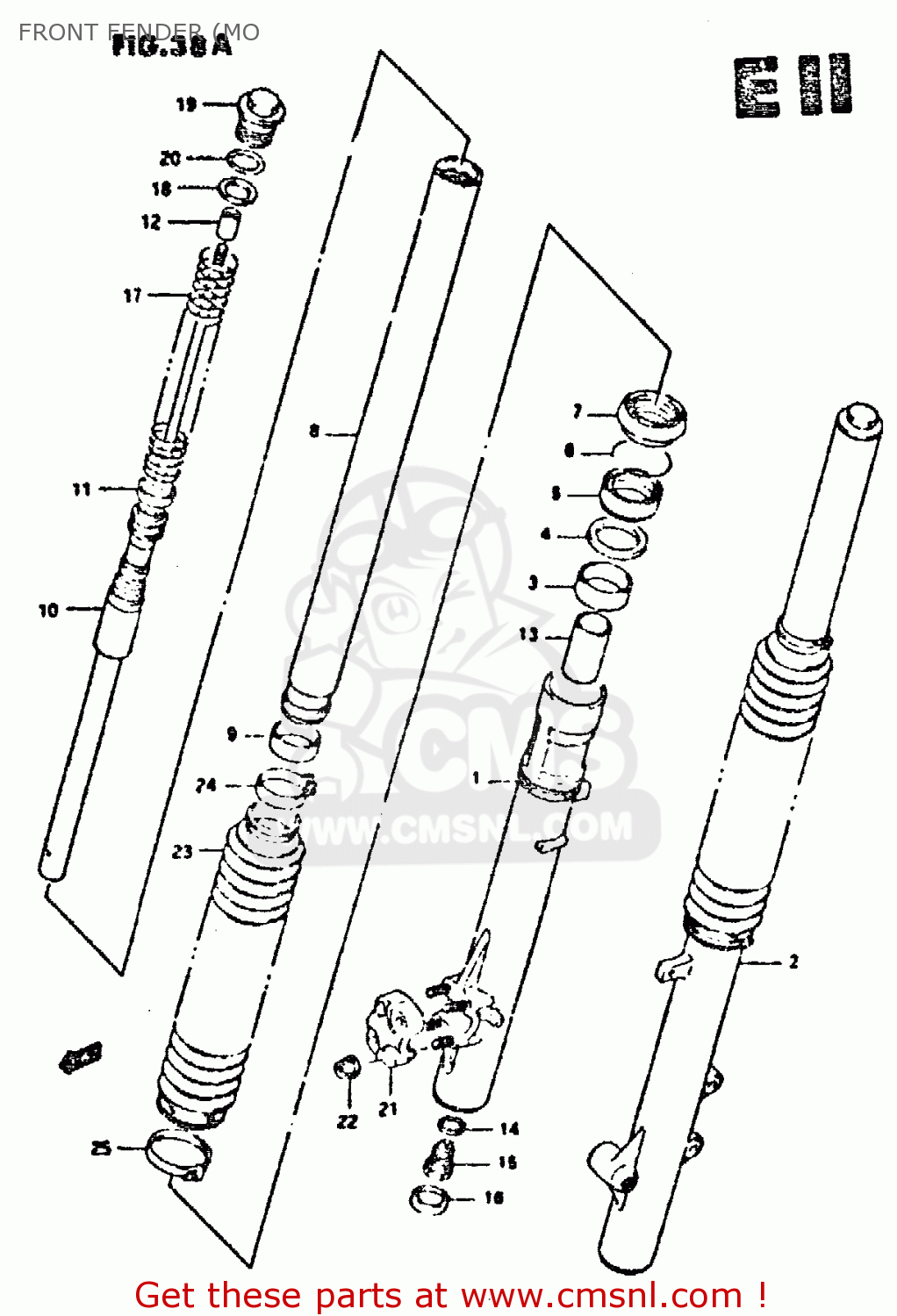 FRONT FENDER (MO DR350 1992 (N)