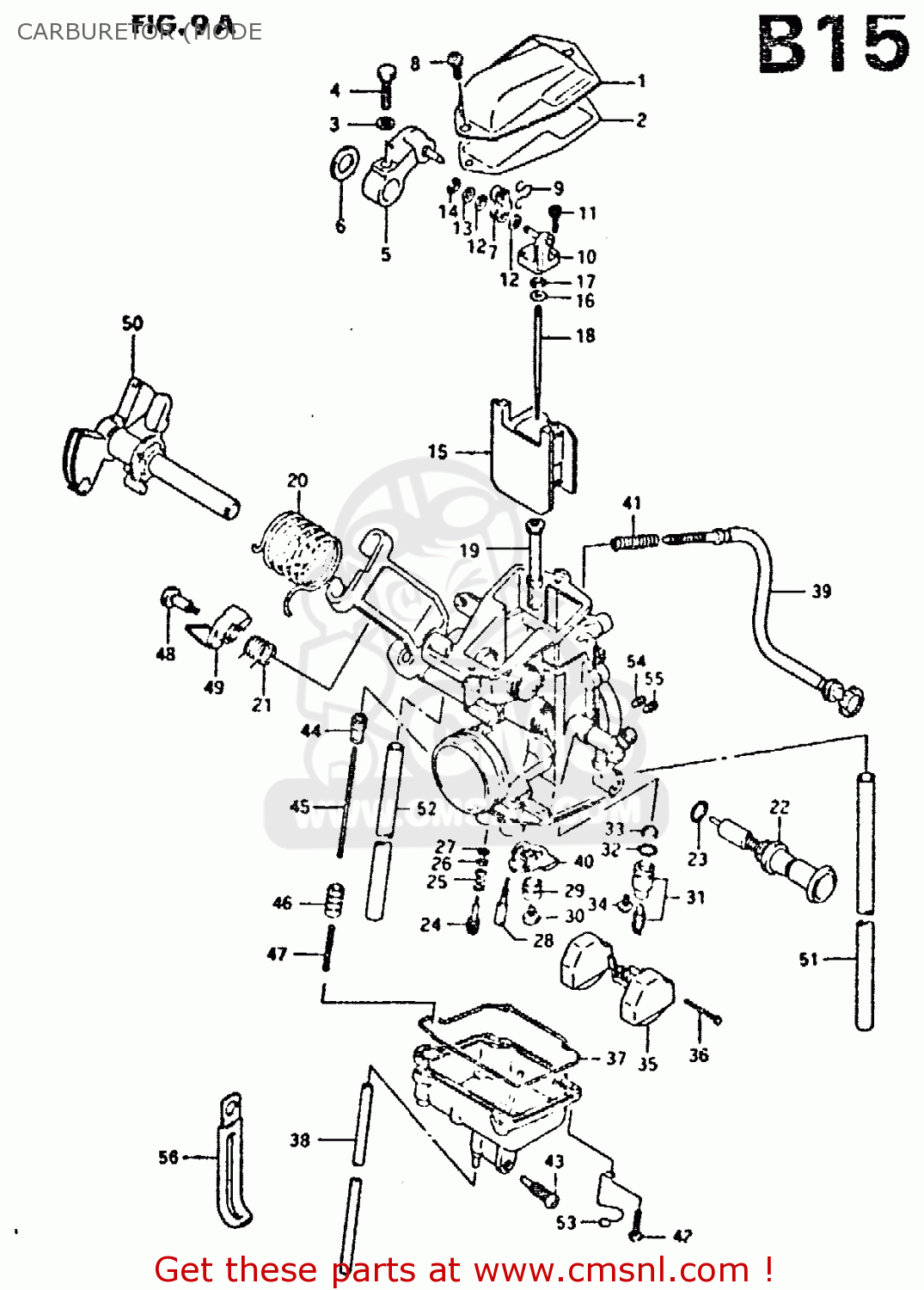 CARBURETOR (MODE DR350 1992 (N)