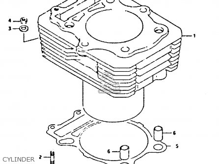 CYLINDER - DR350 1992 (N)