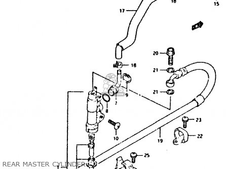 REAR MASTER CYLINDER - DR350 1992 (N)