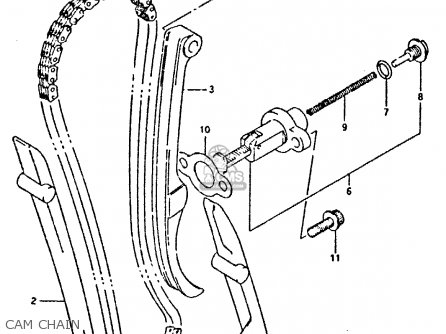 CAM CHAIN - DR350 1992 (N)