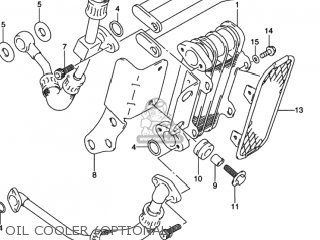 OIL COOLER (OPTIONAL) - DR350 1993 (P) USA (E03)