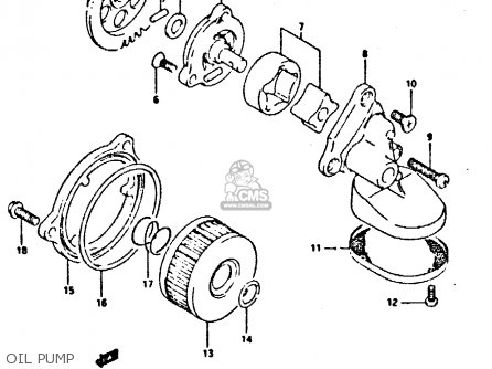 OIL PUMP - DR350 1993 (P)