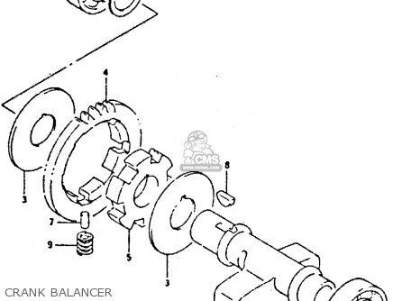 CRANK BALANCER - DR350 1993 (P)