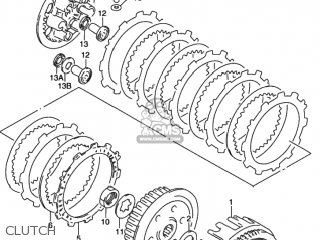 CLUTCH - DR350 1994 (R) USA (E03)