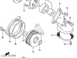 OIL PUMP - DR350 1994 (R) USA (E03)
