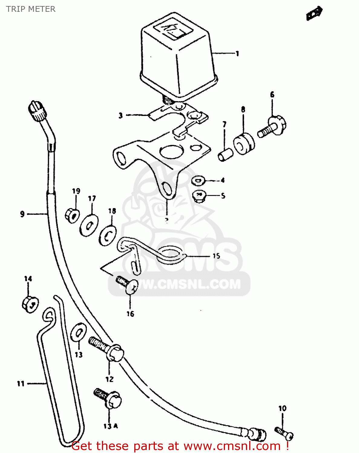 TRIP METER DR350 1994 (R)