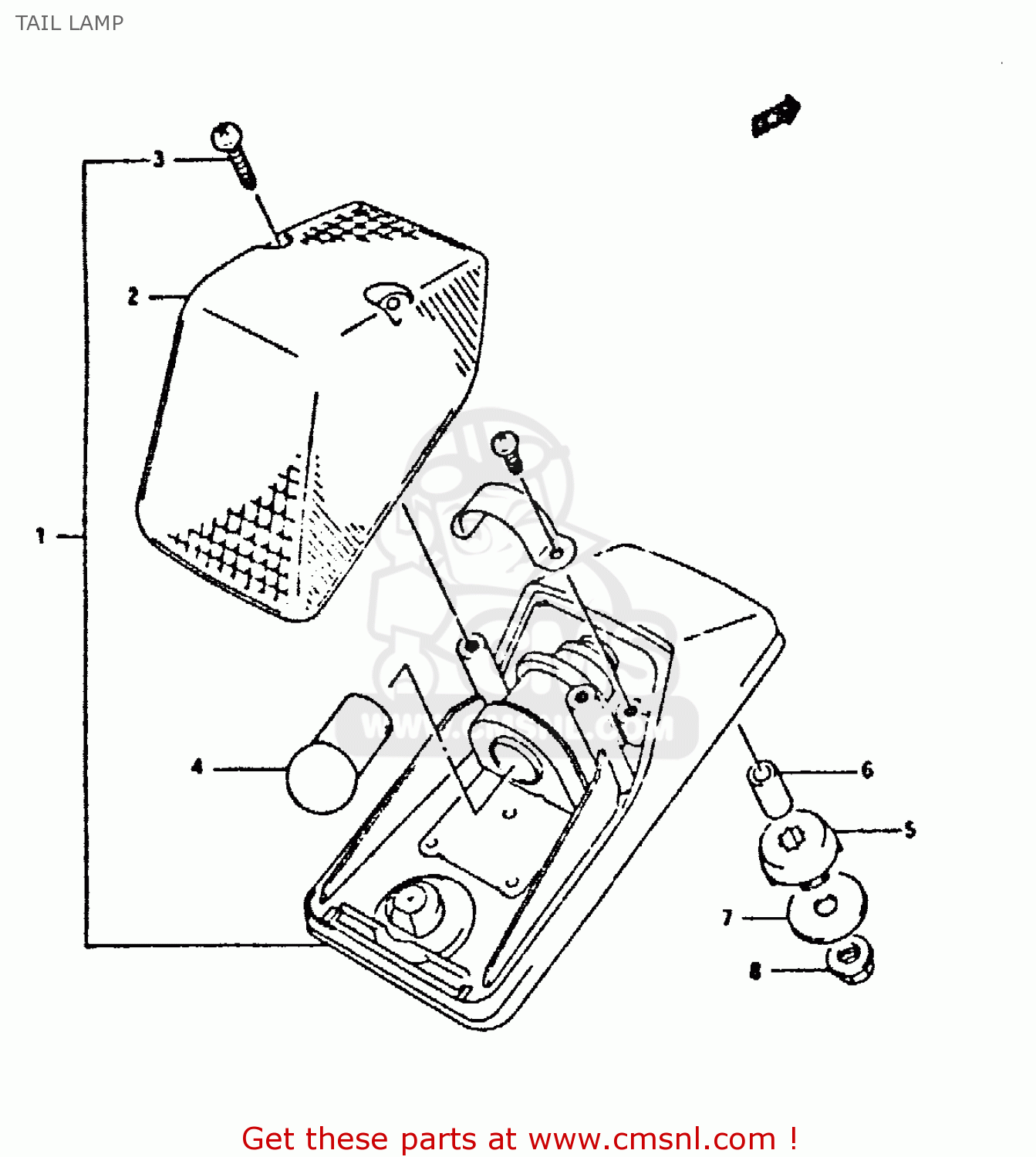 TAIL LAMP DR350 1994 (R)