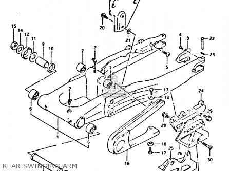 REAR SWINGING ARM - DR350 1994 (R)