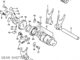 GEAR SHIFTING - DR350 1995 (S) USA (E03)