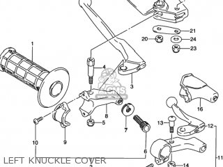 LEFT KNUCKLE COVER - DR350 1995 (S) USA (E03)