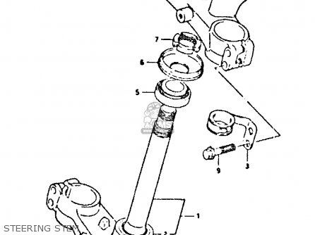 STEERING STEM - DR350 1995 (S)