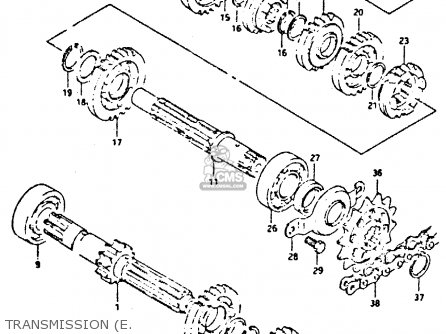TRANSMISSION (E. - DR350 1996 (T)