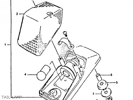 TAIL LAMP - DR350 1996 (T)