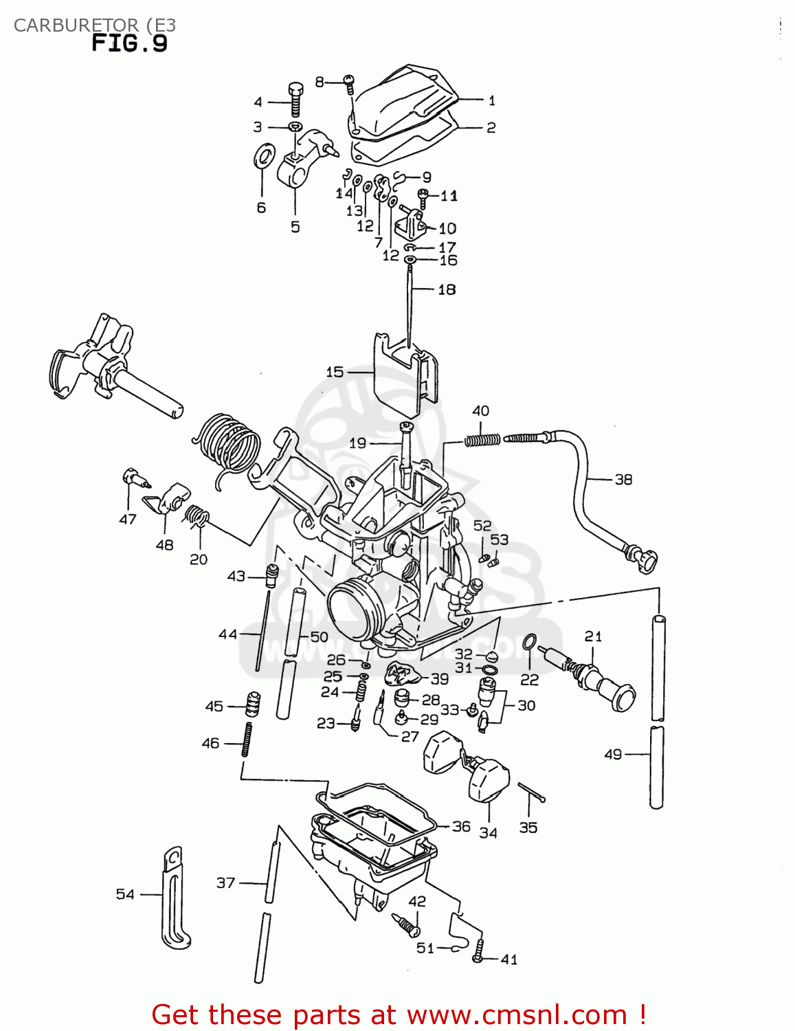 CARBURETOR (E3 DR350 1997 (V) USA (E03)