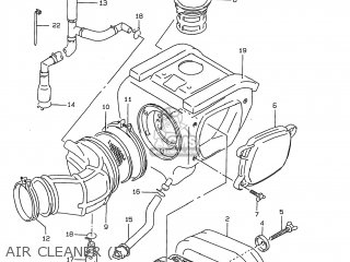 AIR CLEANER (E3 - DR350 1997 (V) USA (E03)